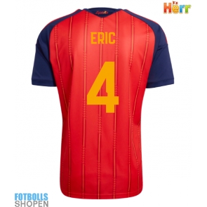 Billiga Spanien Eric Garcia #4 Hemmatröja VM 2026 Kortärmad